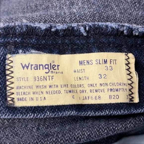 Vintage Wranglers Acid Washed - Picture 7 of 12